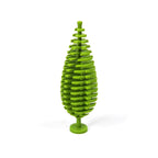 Small Particle Building Garden Parts, Spruce Tree Street Scenery Ornaments, 3778 Cypress Forest Scene Decoration