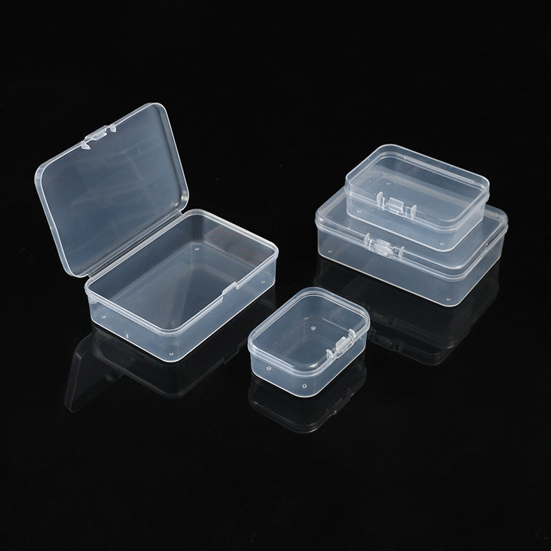 Building Block Storage Box, Rectangular Plastic Sorting Box, Rectangular Transparent Storage Box.	