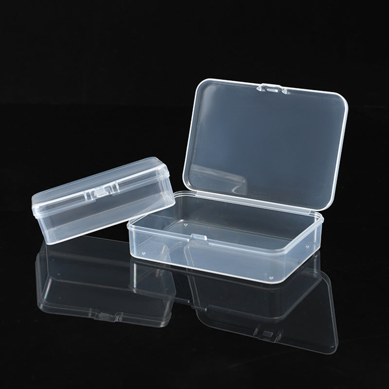 Building Block Storage Box, Rectangular Plastic Sorting Box, Rectangular Transparent Storage Box.	