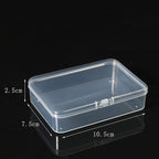 Building Block Storage Box, Rectangular Plastic Sorting Box, Rectangular Transparent Storage Box.	