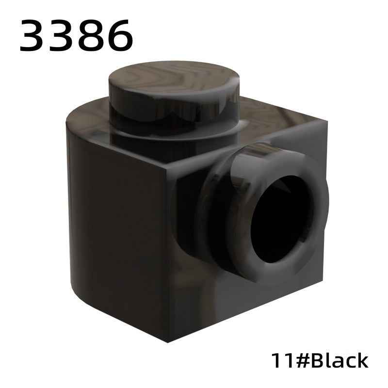 Compatible with Part 3386, 1x1x2/3 Half-Round Brick/Small Element, 100g (approx. 350 pcs) Non-GoBricks Brand.