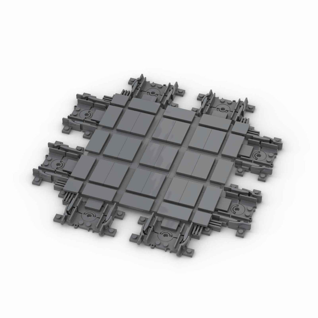 Compatible With Train Block Tracks, Switch Tracks, and Train Signal Light Accessories Non-GoBricks brand