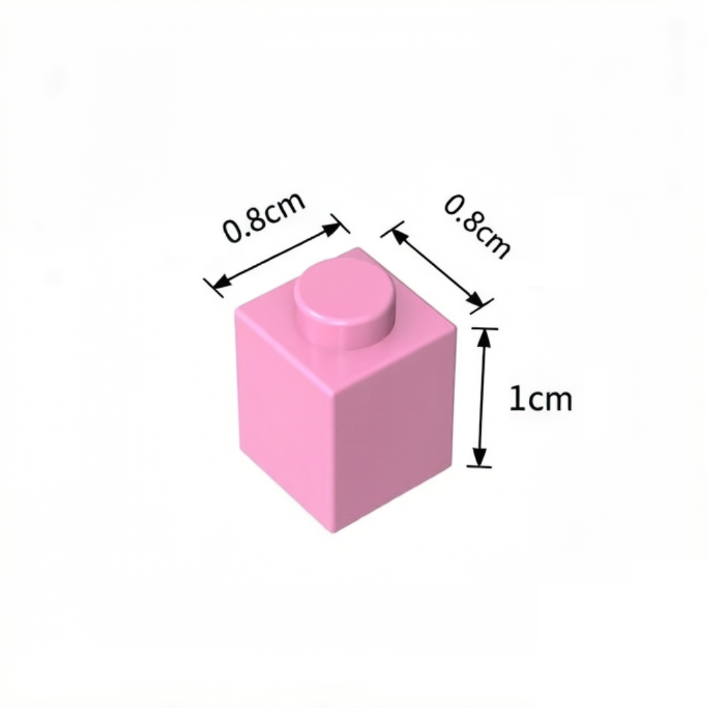 3005 Brick 1 x 1 - GOBRICKS Custom Printed Bricks S