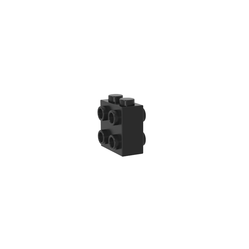 1x2x1 2/3 Double Sided Brick With Raised Points 80796
