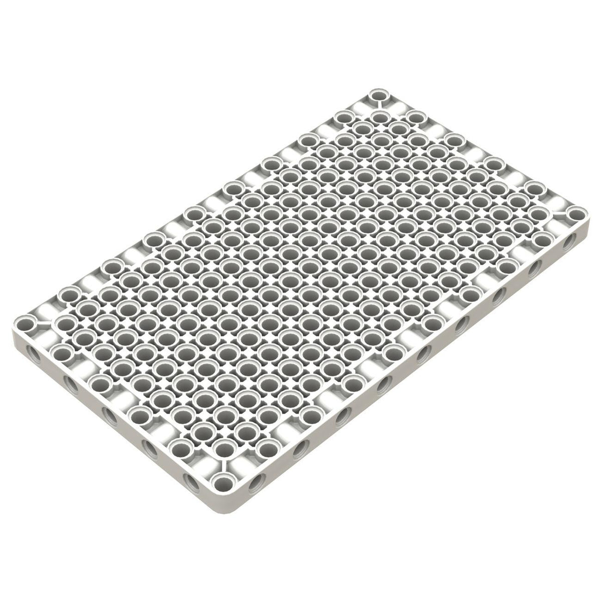 Single 39369 Mechanical Building Block Plate with Holes - 11x19 Compatible with Technic Baseplates ( Not Gobricks brand )